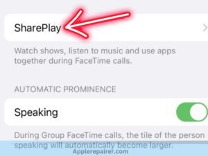How to disable SharePlay on iphone & Ipad (2)