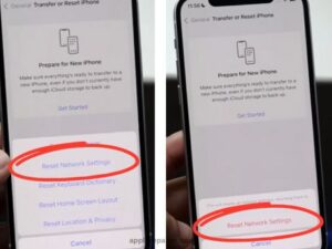 Reset Your Network Settings: Iphone