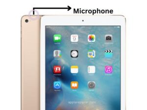Where is the Microphone on iPad Air