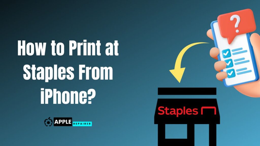 How to Print at Staples From iPhone?