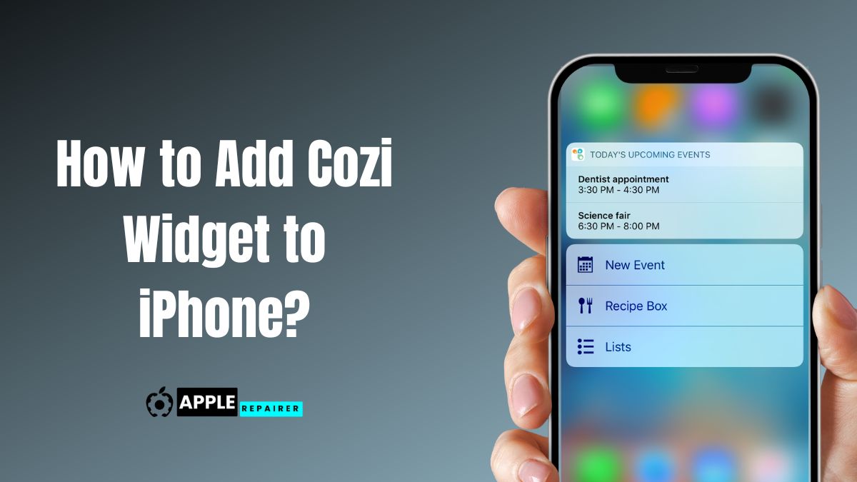 How to Add Cozi Widget to iPhone?